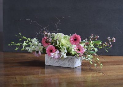 Table flowers by Petal and Rose