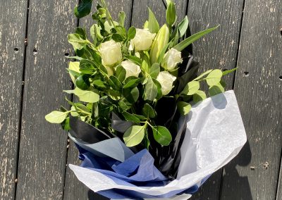White roses from Petal and Rose